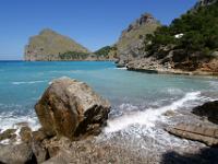 Felsklotz an der Sa Calobra Bucht